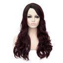 D478 LW-1298 European Style Hair Wig Purple Fading