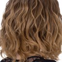 COS Wig Halloween Theme Wig A284 SW1888 Short Curly Hair Brown Fading