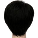 SW-1551 European Style Hair Wig Black