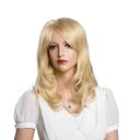 Real Human Hair Wig Short Hair  Wine Red