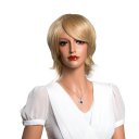 Real Human Hair Wig Short Hair  Wine Red