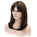 LW-943 Euramerican Style Wig Fringe Hair Wig Dark Coffee