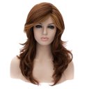 LW-943 Euramerican Style Wig Fringe Hair Wig Dark Coffee