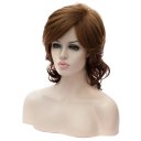 SW-1319 Euramerican Style Wig Fashion Short Curly Hair Wig Fading Brown