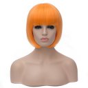 Cosplay COS Wig Neat Bang BOBO Hair 30cm