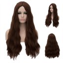 Cosplay COS Wig Long Curly Hair Brown 70cm