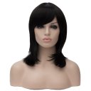 Cosplay COS Wig Short Straight Hair Black 35cm