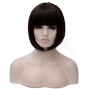 Japanese Anime Cosplay COS Wig BOBO Hair Deep Brown 31cm