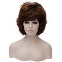 Fashion Cosplay COS Wig Fluffy Short Hair Brown 36cm