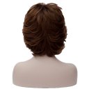 Fashion Cosplay COS Wig Fluffy Short Hair Brown 36cm