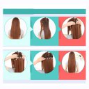 Wig Clips Ponytail Long Straight Hair Wig 60cm Color Number 119#