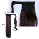 Wig Velcro Ponytail Long Straight Hair Wig BUG