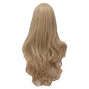 Cosplay COS Wig Side Part Long Curly Hair Light Gold 70cm