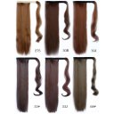 Wig Velcro Ponytail Long Straight Hair Wig 27X