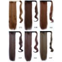 Wig Velcro Ponytail Long Straight Hair Wig 30J