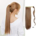 Wig Velcro Ponytail Long Straight Hair Wig 99J