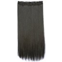 Wig Clips Ponytail Long Straight Hair Wig 60cm Color Number 1BJ