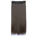 Wig Clips Ponytail Long Straight Hair Wig 60cm Color Number 6B