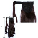 Wig Velcro Ponytail Curly Hair Wig