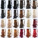 Wig Velcro Ponytail Curly Hair Wig 130M