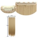 Wig Clips Ponytail Long Straight Hair Wig 70cm Color Number 30J
