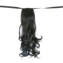 Wig Tie On Ponytail Banded Curly Hair Wig 1#