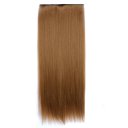 Wig Clips Ponytail Long Straight Hair Wig 70cm Color Number 6A