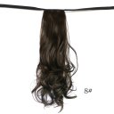 Wig Tie On Ponytail Banded Curly Hair Wig 8#