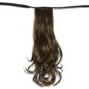 Wig Tie On Ponytail Banded Curly Hair Wig 8A