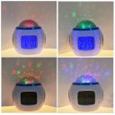 Creative Alarm Clock LED Display Starry Sky Spotlight Projection Calendar Alarm Clock