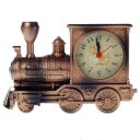 PF169C Fashion Retro Style Locomotive Pattern Alarm Clock Train' s Head Shape Black