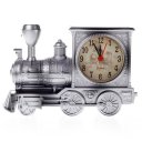 PF169C Fashion Retro Style Locomotive Pattern Alarm Clock Train' s Head Shape Black