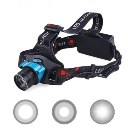 Headlamp Induction T6 120LM Waterproof ABS Plastic for Camping, Fishing