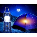 LED Solar Camping Lantern Outdoor Survival Bright Rechargeable Portable Lamps