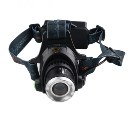 Outdoor Waterproof LED Headlamp For Camping Hiking Dog Walking And Kids Black