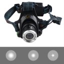 Outdoor Waterproof LED Headlamp For Camping Hiking Dog Walking And Kids Black