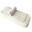 10pcs Bamboo Fiber Washable Diaper Pad Stronger Water Absorption Recycling