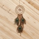 Traditional Dream Catcher Feathers Wooden Beads Wall Hanging Craft Gift MS6031