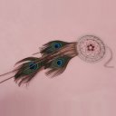 Traditional Dream Catcher Feathers Wooden Beads Wall Hanging Craft Gift MS6031