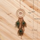 Traditional Dream Catcher Feathers Wooden Beads Wall Hanging Craft Gift MS6031