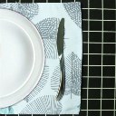 4/6pcs Tableware Pad Placemats Kitchen Dining Room Mat Polyester Insulation