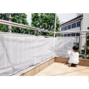 Deck Guard - Safe Rail Net, Indoor Balcony And Stairway Railing Safety Net