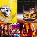 High-end hotels Bar Stainless Steel Skull Shaped Ice Grain -12 ℃ Freezing Point