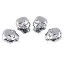 High-end hotels Bar Stainless Steel Skull Shaped Ice Grain -12 ℃ Freezing Point