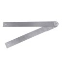 Digital Protractor Ruler Stainless Steel Durable Clear Calibration CR2032 Batter