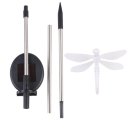 Solar Powered Dragonfly Bird Butterfly Garden Stake Light Multicolor LED Light