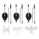 Solar Powered Dragonfly Bird Butterfly Garden Stake Light Multicolor LED Light