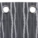 Irregular Vertical Stripes Curtain Window Screening Polyester Durable Decoration