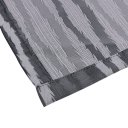 Irregular Vertical Stripes Curtain Window Screening Polyester Durable Decoration