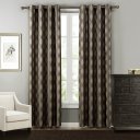 Cobblestone Stripes Curtain Window Screening Polyester Dustproof Decoration